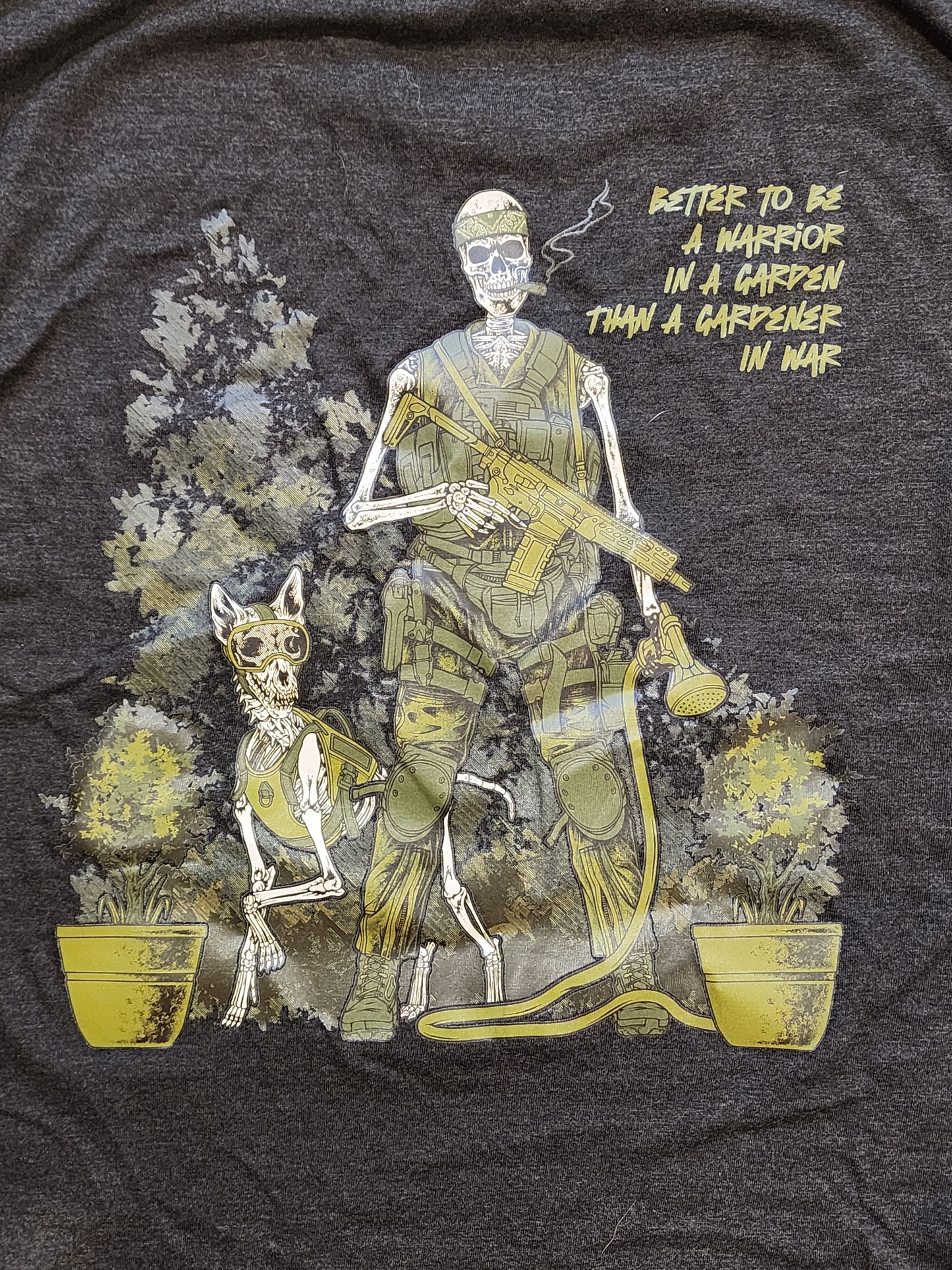 Warrior in Garden T Shirt