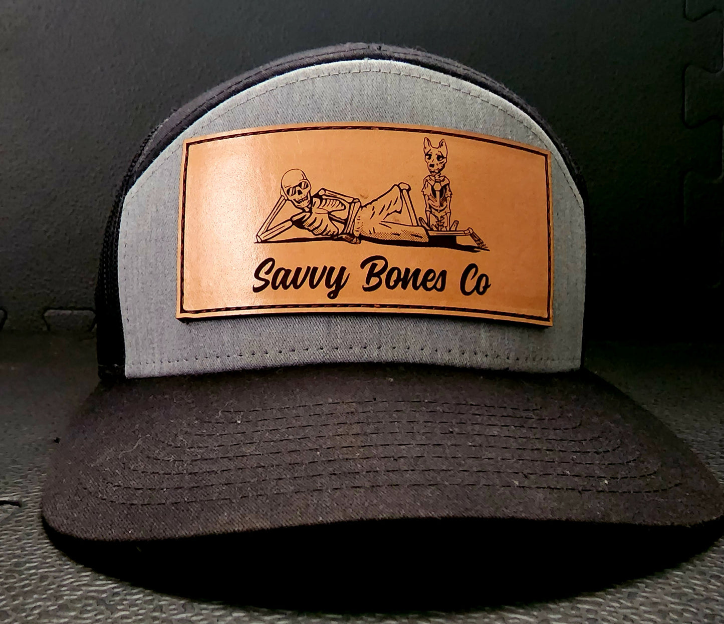 Savvy Bones  Hat-Embroided Patch