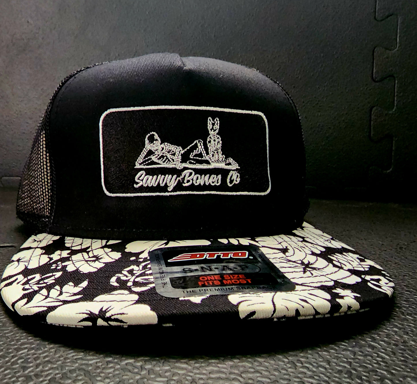 Savvy Bones  Hat-Embroided Patch