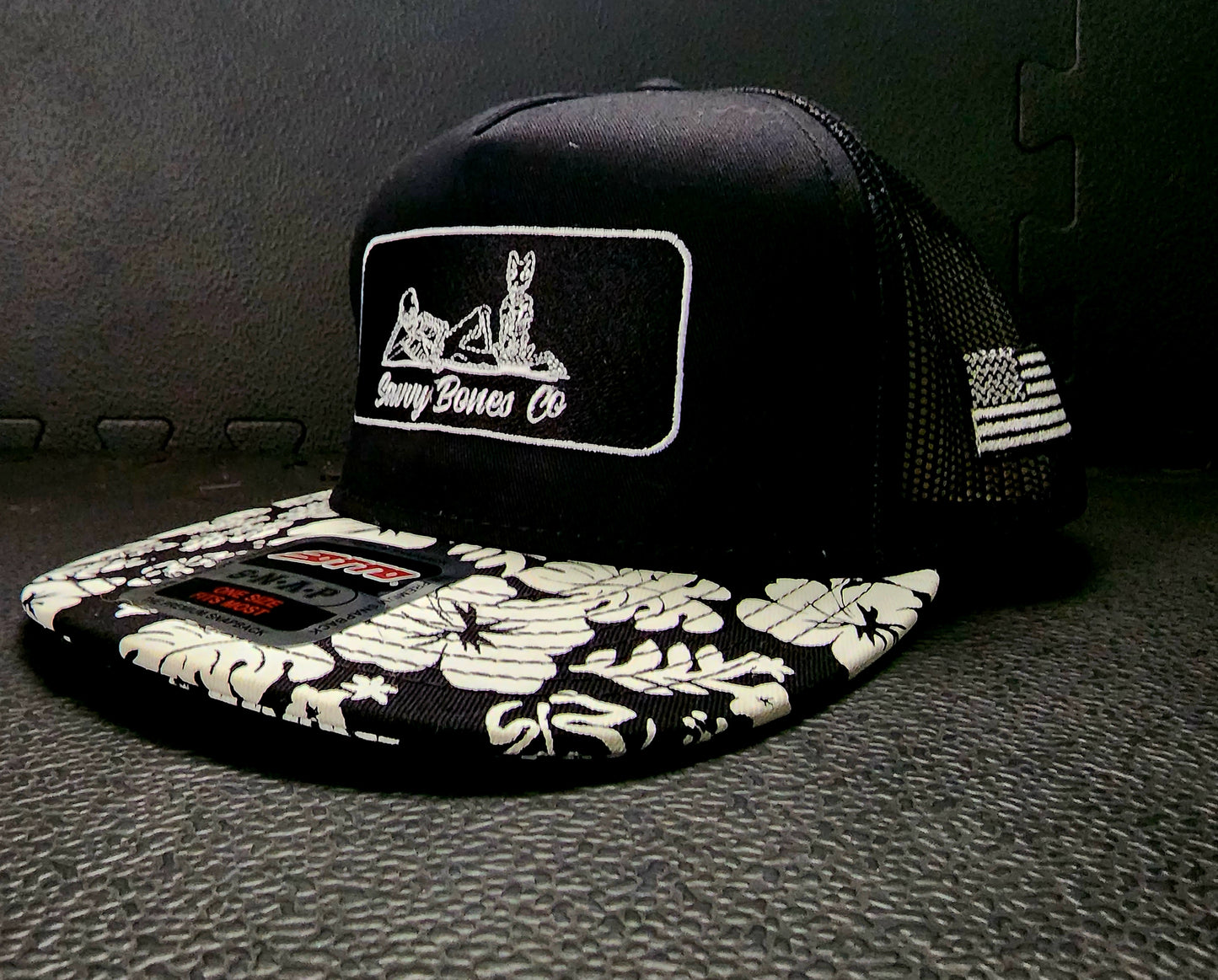 Savvy Bones  Hat-Embroided Patch