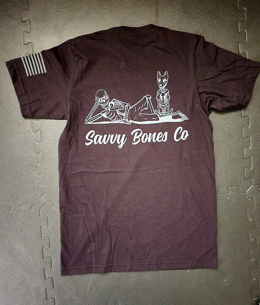 Savvy Bones Logo Tee-Black