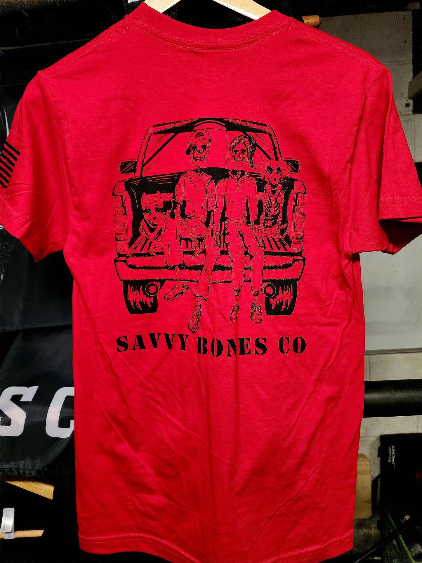 Savvy Bones Co Family Tailgate Tee Shirt