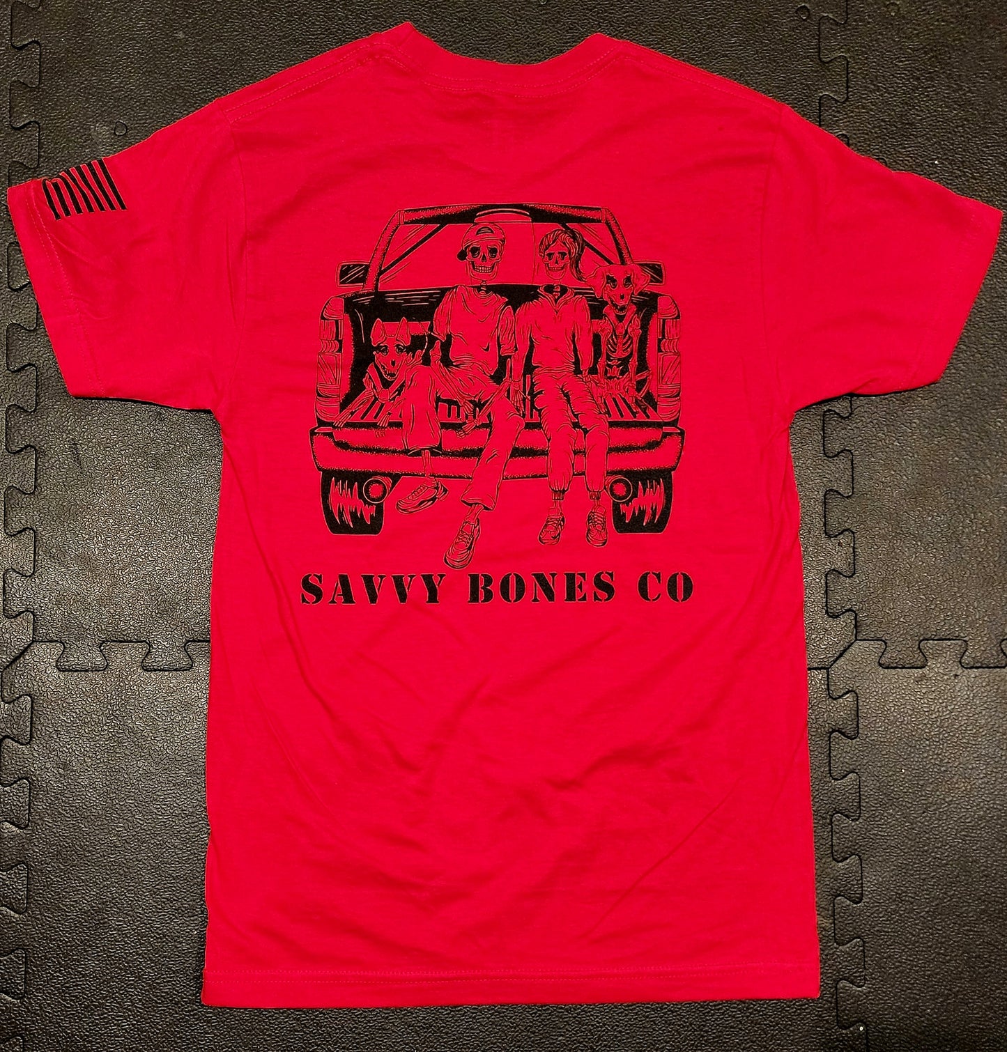 Savvy Bones Co Family Tailgate Tee Shirt